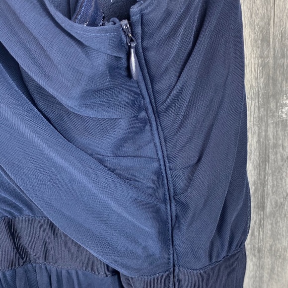 Adrianna Papell Love Story Midnight Dress Size 12 - Picture 6 of 8